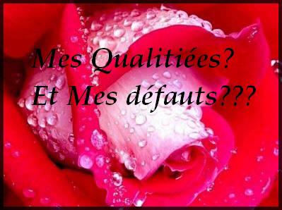 Mes Gualiti�es Et Mes d�fauts???